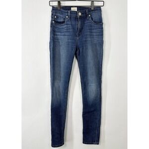 Hudson Jeans Blair High Rise Womens 26 Stretch Slim Straight‎ Medium Wash